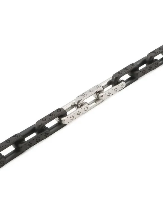 Louis Vuitton Bracelet Monogram Chain L Black - Picture 2 of 9